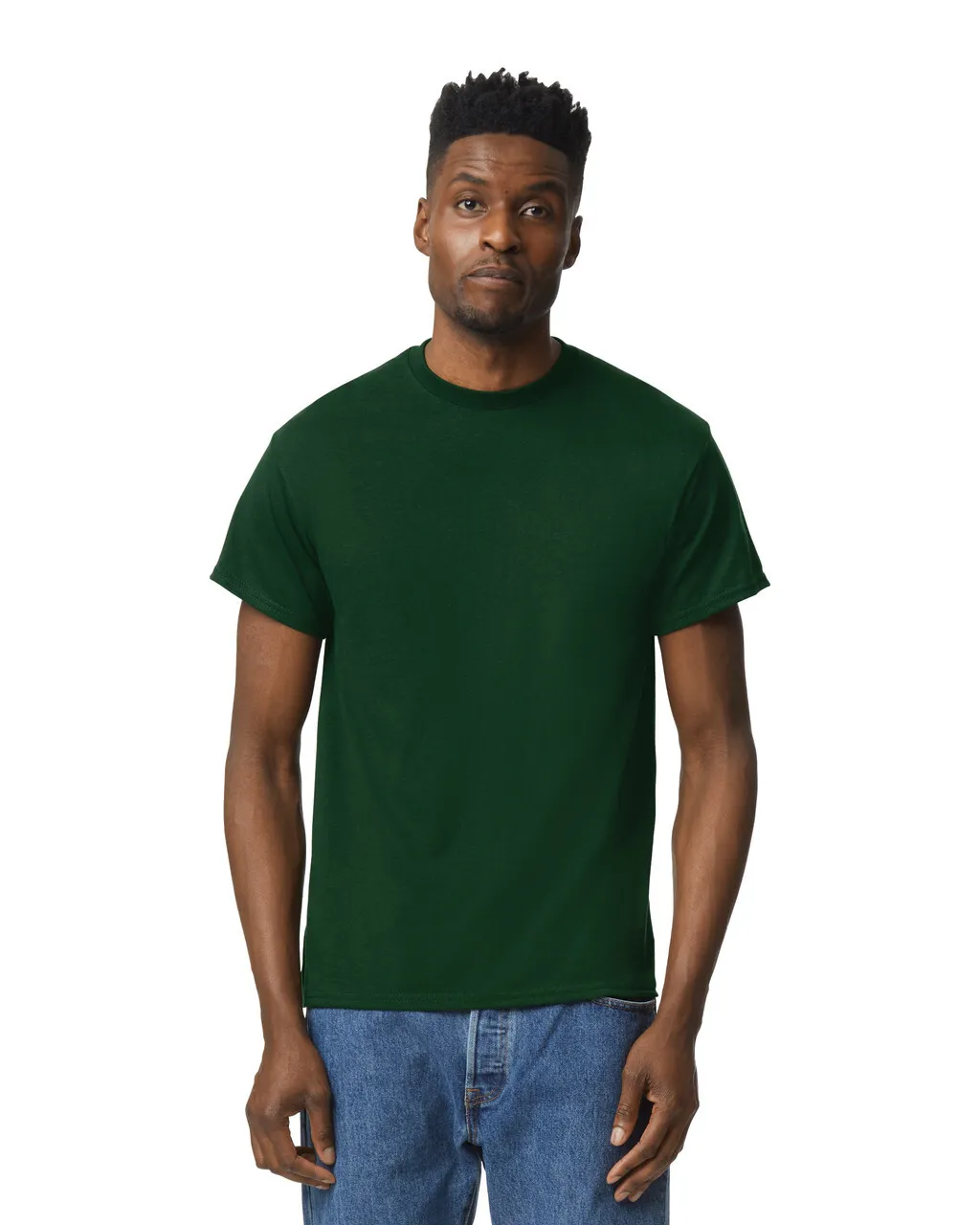 Forest Green Round Neck Tee