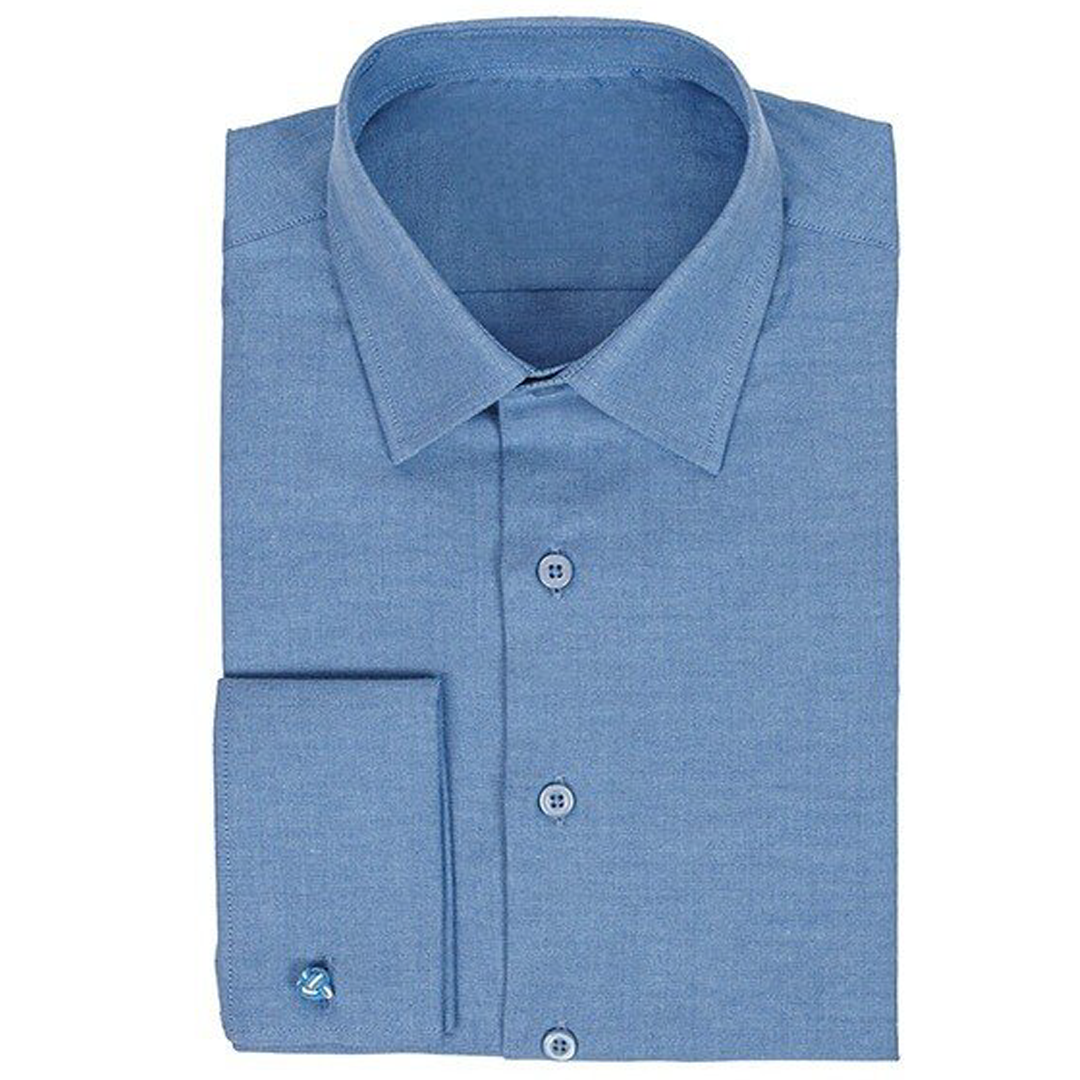 French Cuff French Blue Shirt