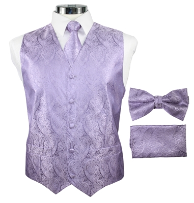 Lavender Paisely Vest