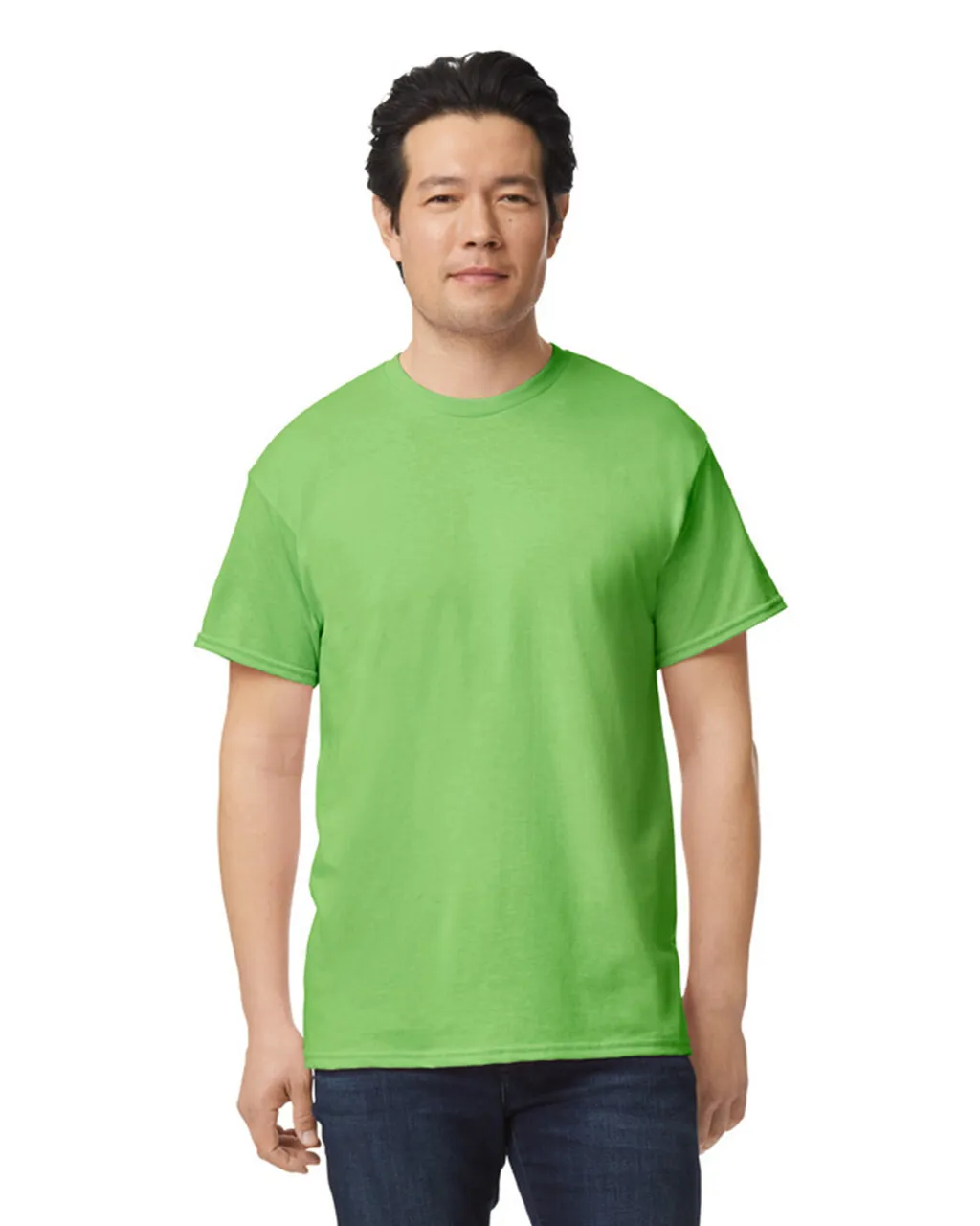Lime Green Round Neck Tee
