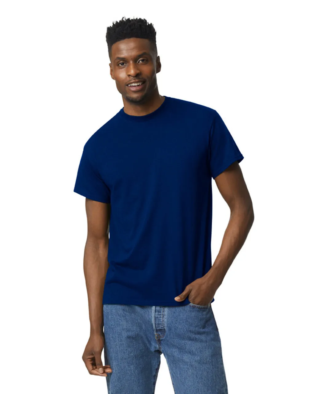 Navy Round Neck Tee