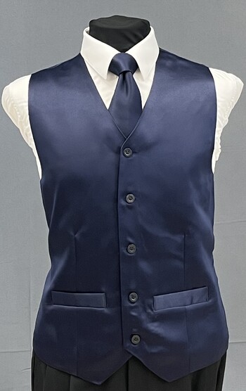 Navy Solid Vest