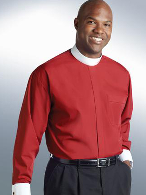 Red Roman Clergy Shirt