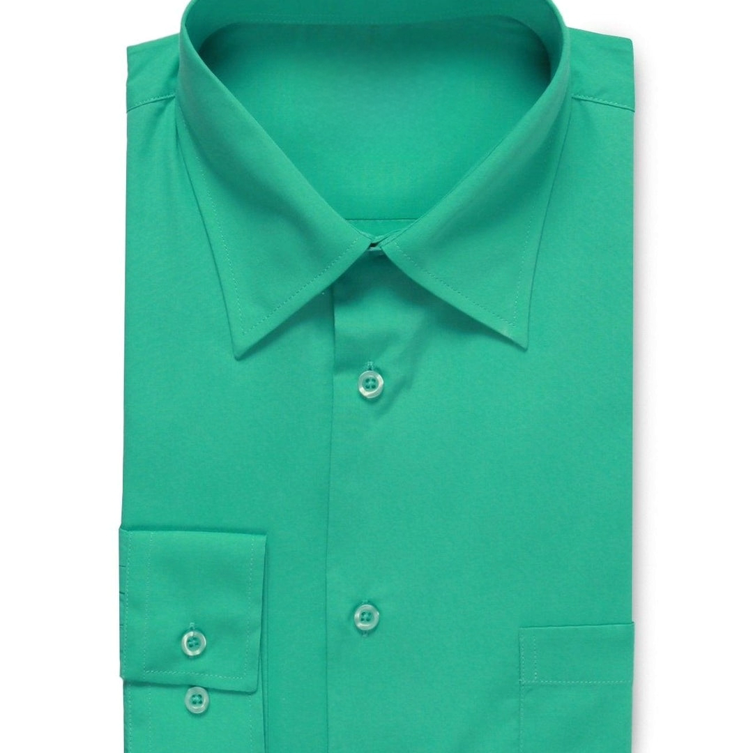 Slim Fit Leaf Green Shirt