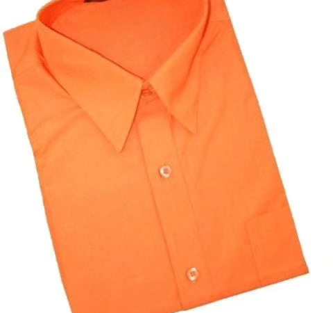 Slim Fit Orange Shirt