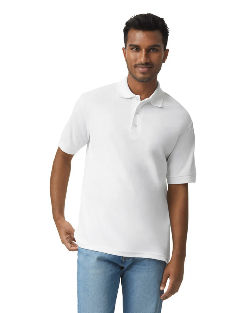 White Polo Tee